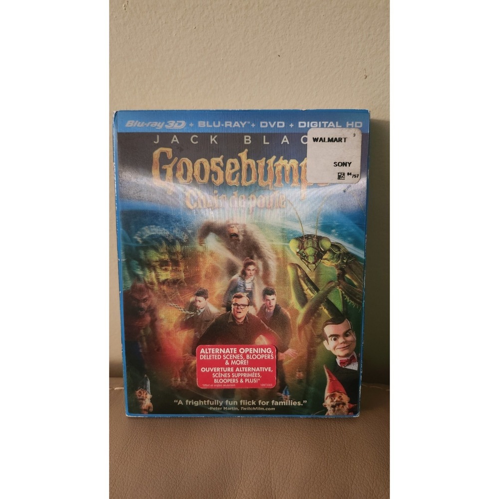 Goosebumps - Blu-ray 3D‎ [2015] - with Lenticular Slipcover | USED